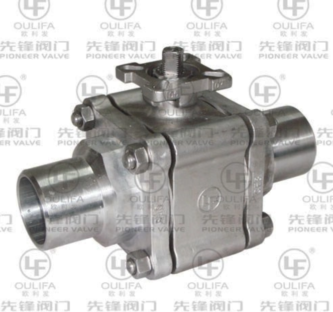 2000PSI 맞대기 용접 볼 밸브 오일 가스 라인