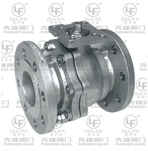 ANSI 150Lb 플랜지형 볼 밸브 옵션 V 포트 조정